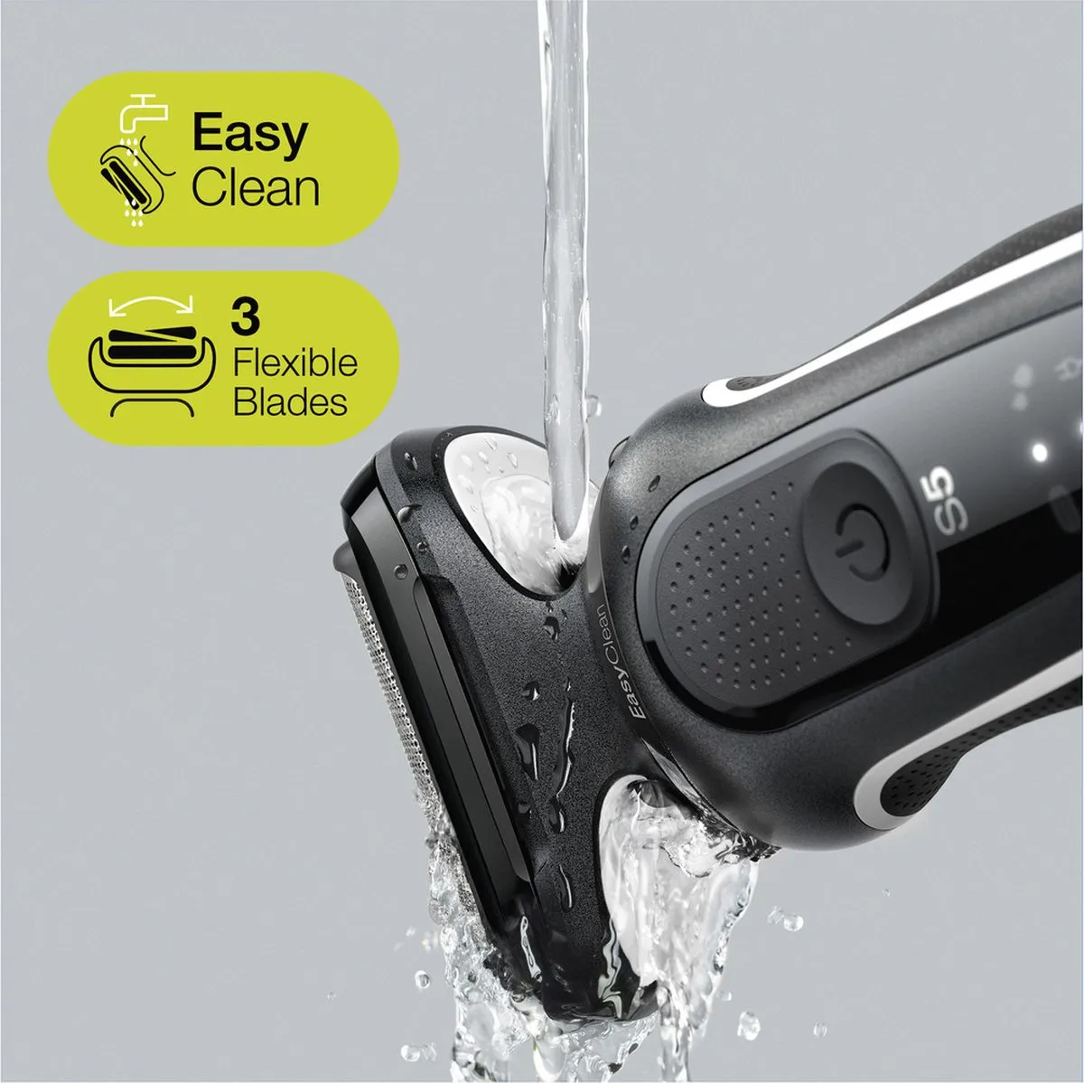 Braun Series 5 51-W1600s Scheerapparaat - 3 Mesjes - Zwart/Wit