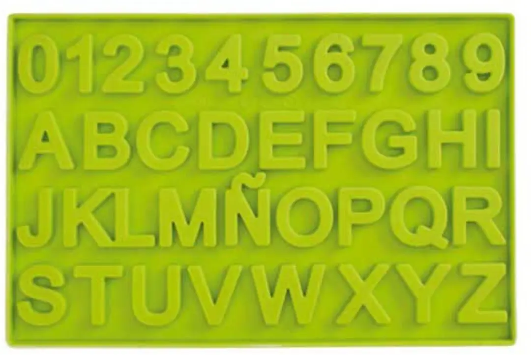 Ibili Mal voor Chocoladeletters & Cijfers Groen