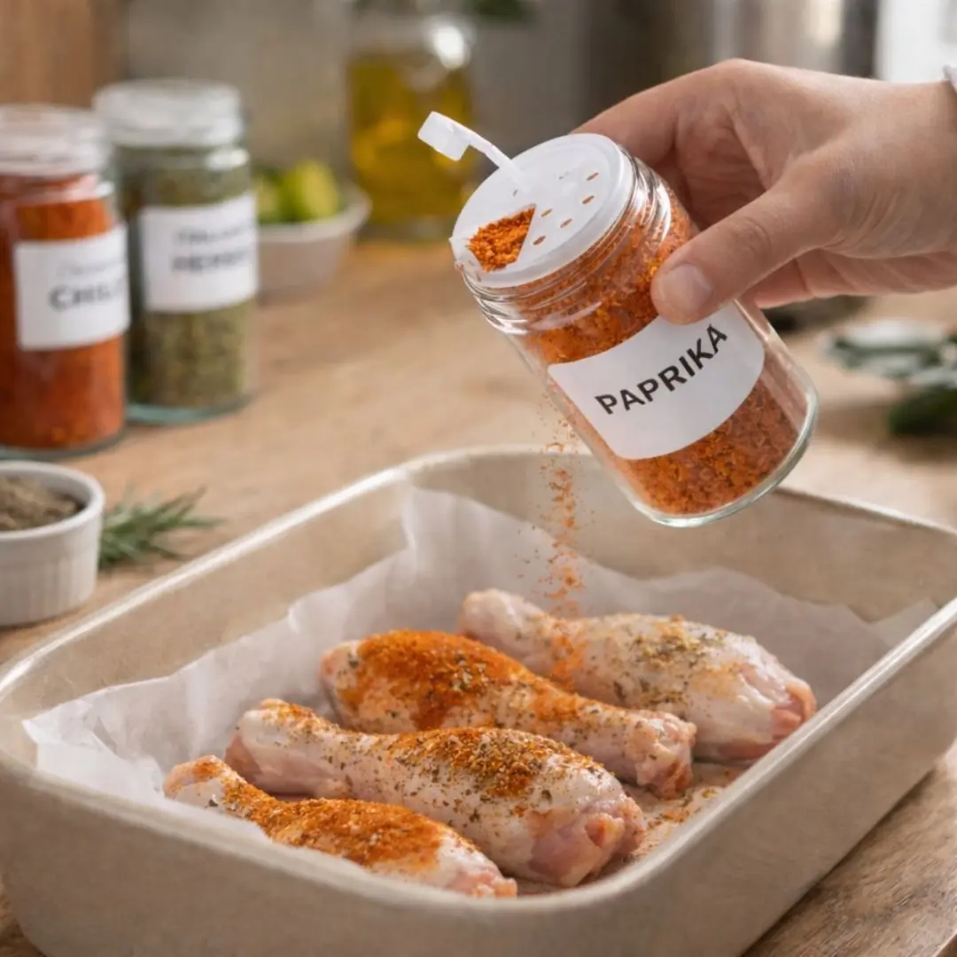 Alpina Kruidenpotjes Set 12 Stuks - 10ml - Glazen Potjes met Strooideksels
