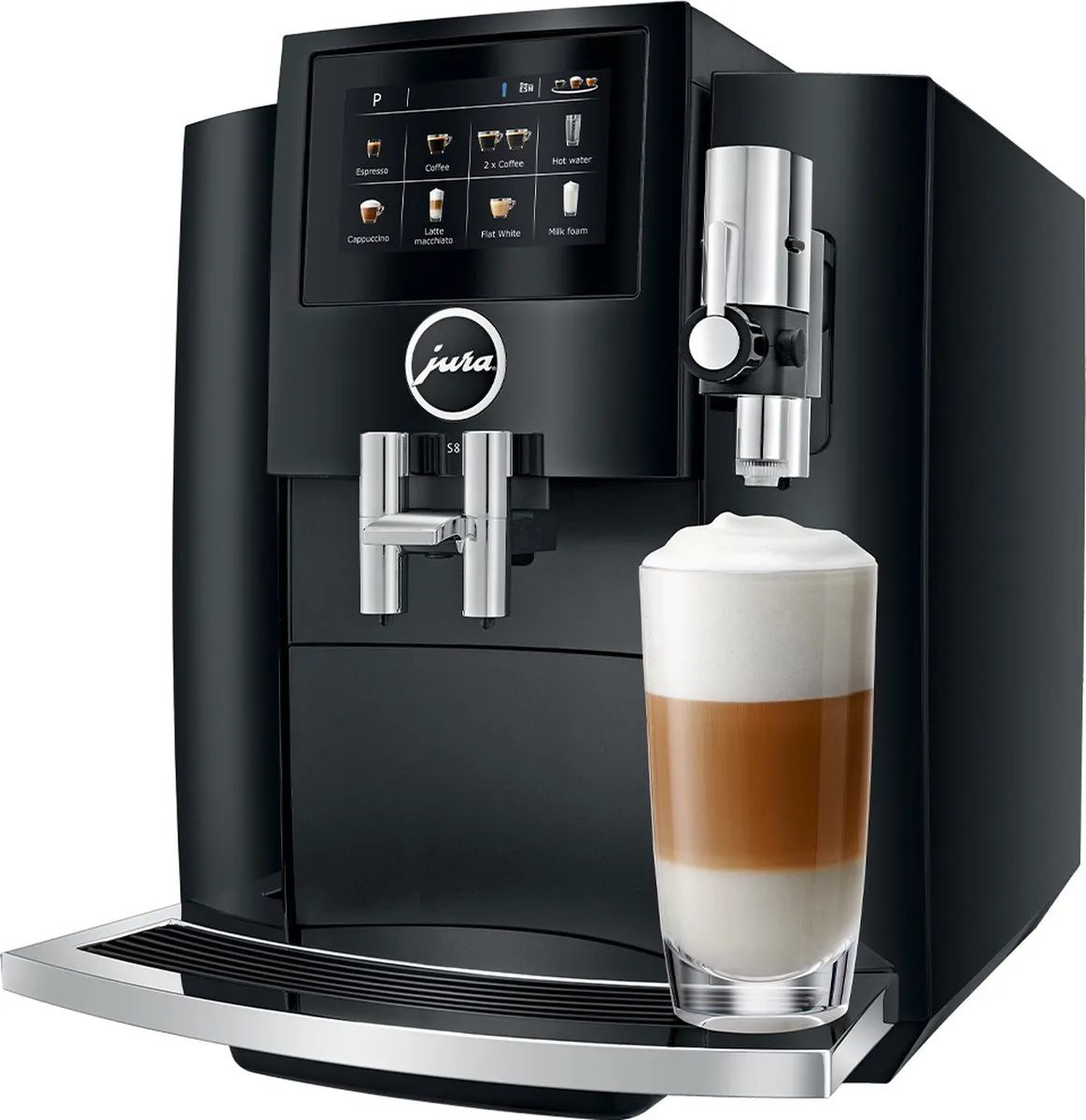 Jura S8 Volautomatische Espressomachine - Piano Black