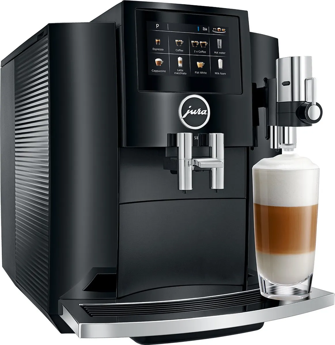 Jura S8 Volautomatische Espressomachine - Piano Black