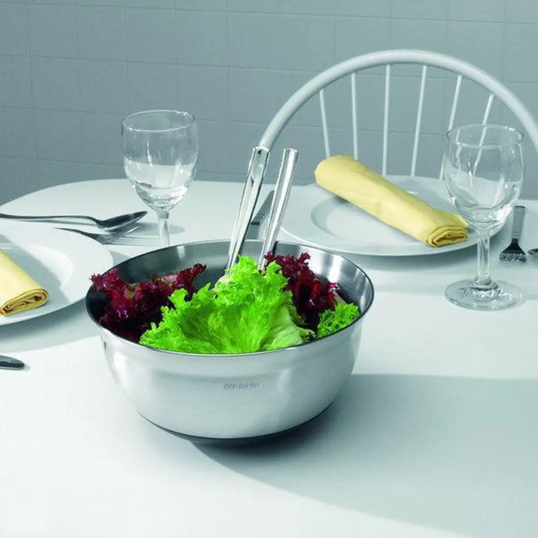 Brabantia Profile Beslagkom 1,0L - Matt Steel/Zwart