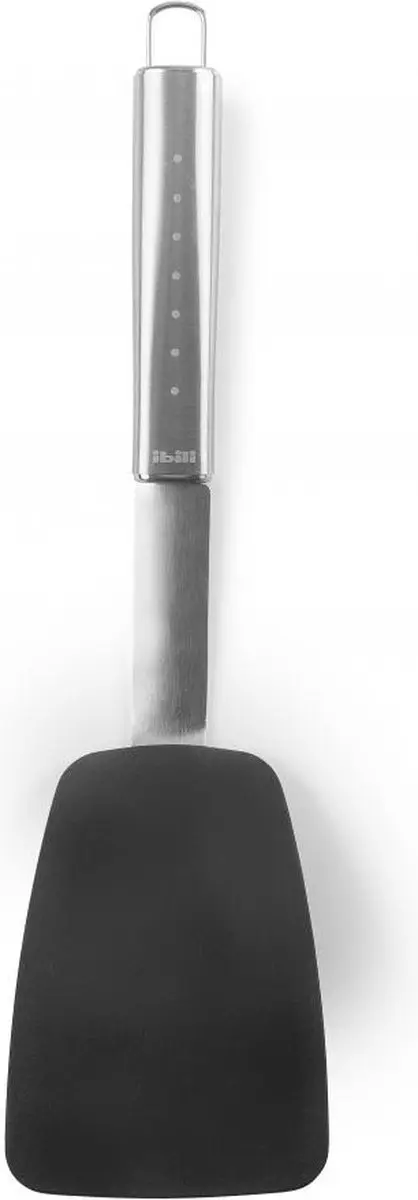Ibili Intense Silicone Spatel 30,5cm - Zilver/Zwart