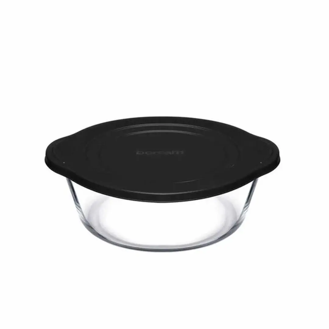 Pasabahce Borcam Ronde Ovenschaal 2200ml - Zwart