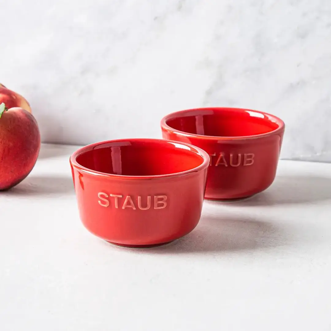 Staub Desert Schaaltjes 2 Stuks - Kersenrood - afbeelding 6 van 6