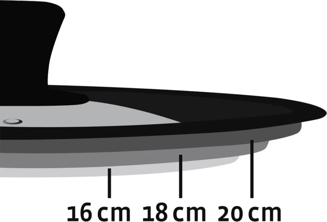 Xavax Universeel Glazen Deksel 20cm - Siliconen Rand