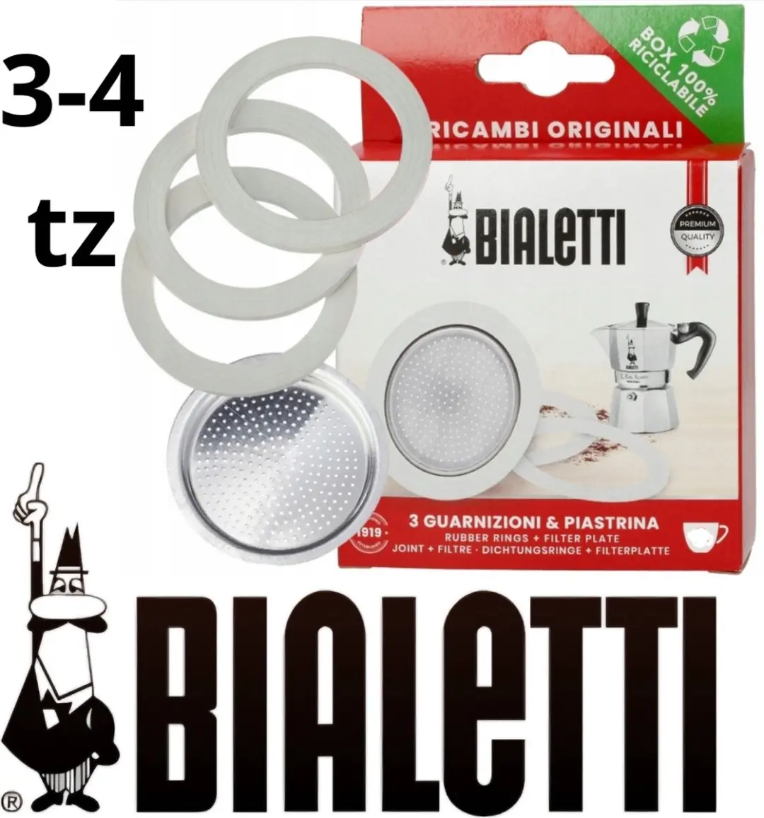 Bialetti 0800033 Afdichtingen & Filter