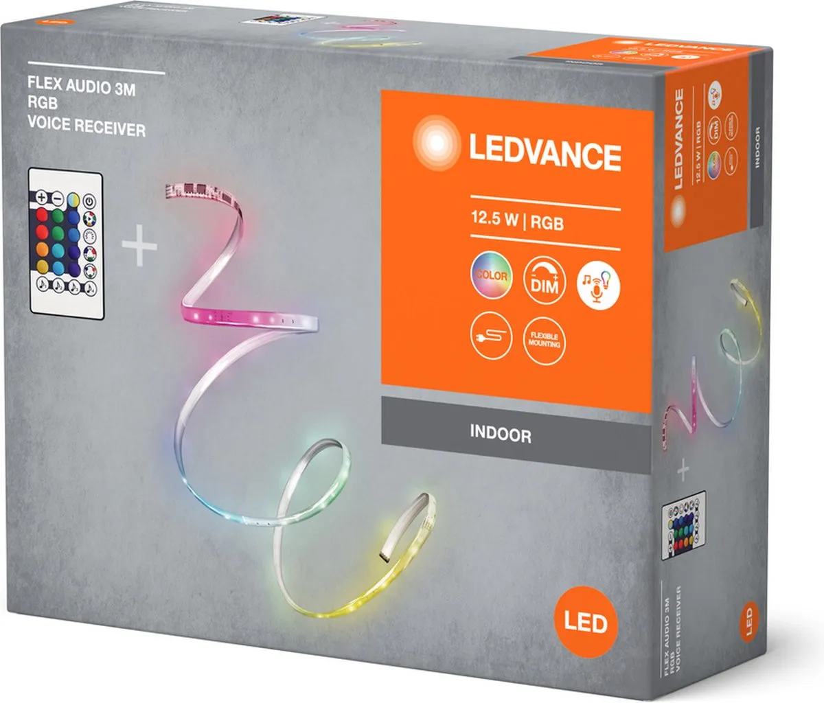 LEDVANCE FLEX AUDIO 3M RGB LED-Strip 10W - Wit - afbeelding 6 van 6