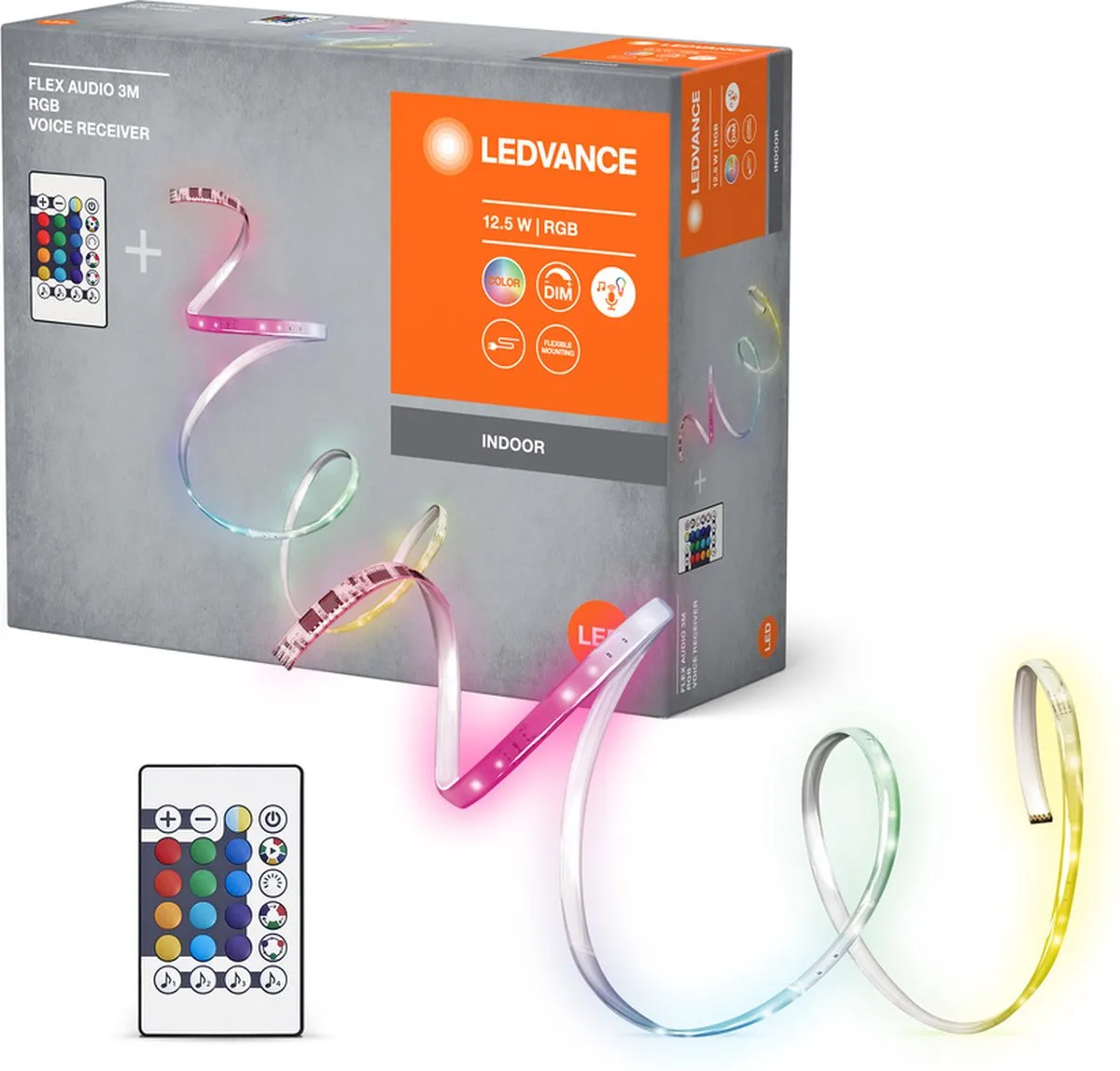 LEDVANCE FLEX AUDIO 3M RGB LED-Strip 10W - Wit
