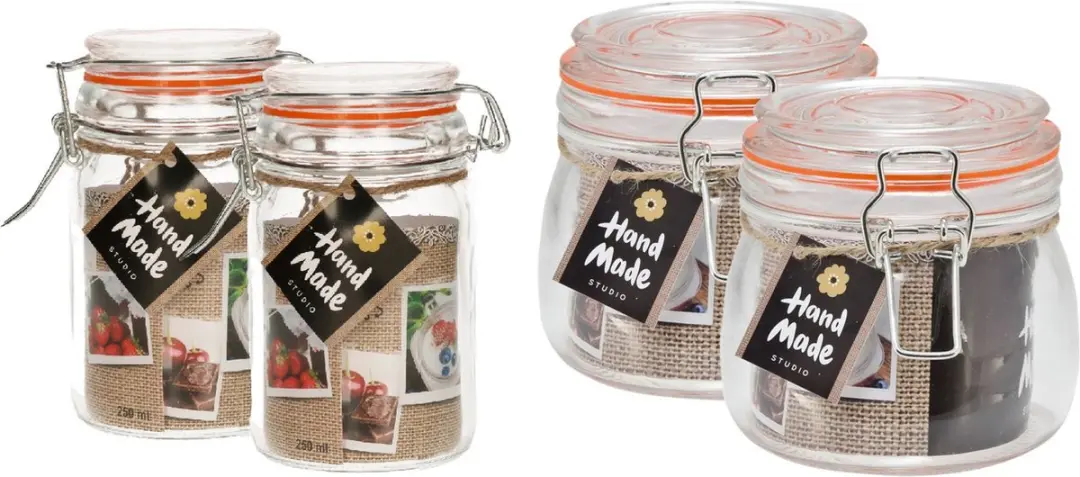 Svenska Living Weckpotten Set 4x