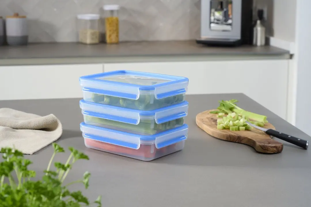 Tefal MasterSeal Fresh Starterset - 3-delig - 3x1,2L - Blauw