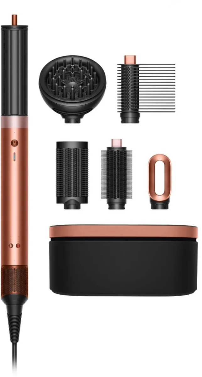 Dyson Airwrap Co-anda2x Curly+Coily - Multistyler - Föhnborstel - Krulborstel - Amber Silk/Pink Champagne