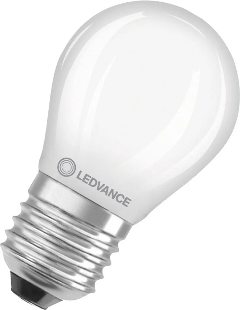 LEDVANCE Classic E27 Peer Filament 4.8W 470lm - Mat - Zeer Warm Wit - afbeelding 6 van 6
