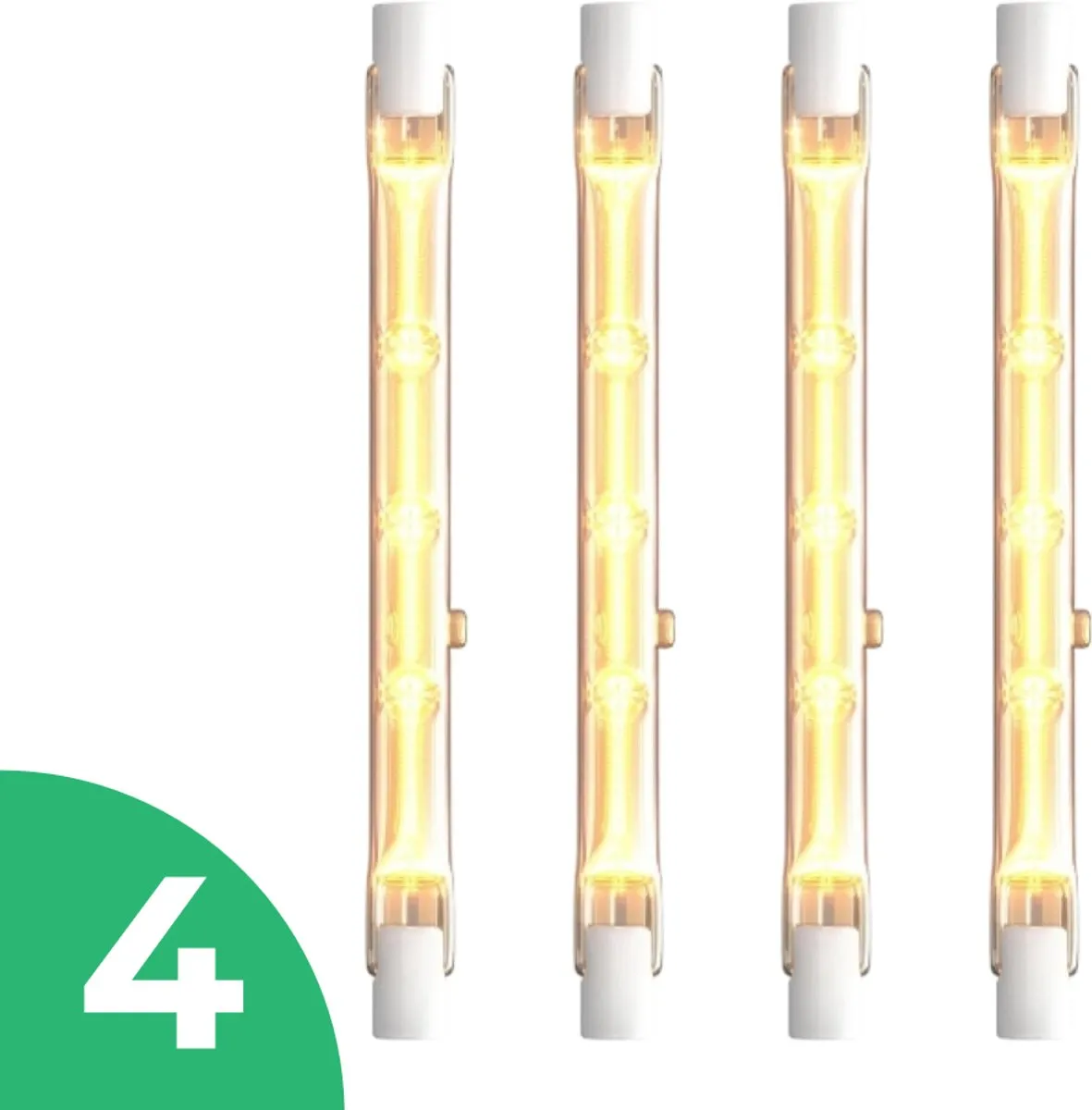 LEDVANCE Halogeenlamp R7s 1500W Warm Wit - 4 Stuks