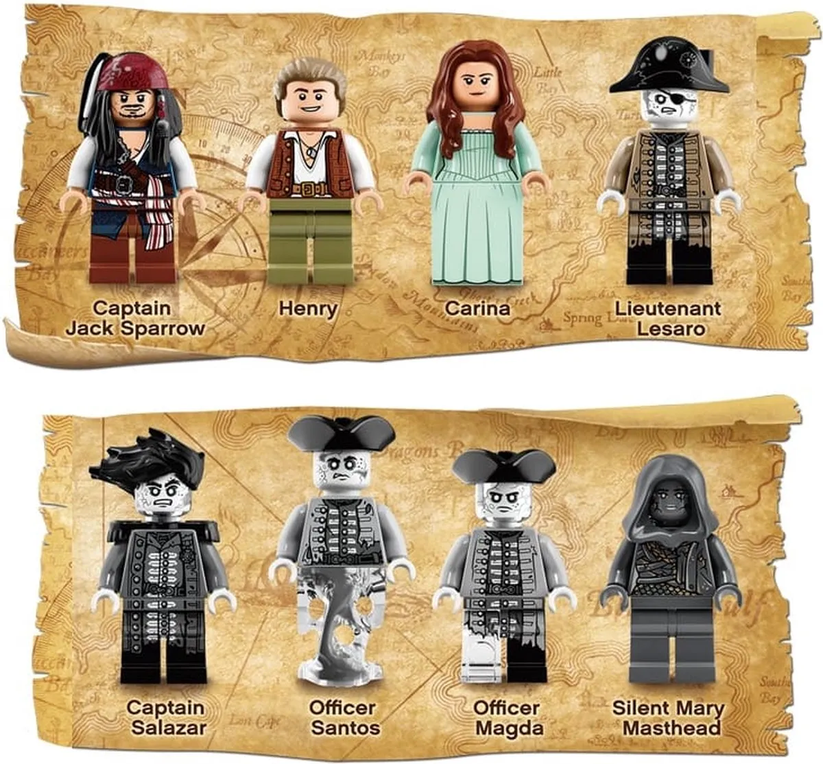 LEGO Pirates of the Caribbean Silent Mary 71042 - 8 Minifiguren