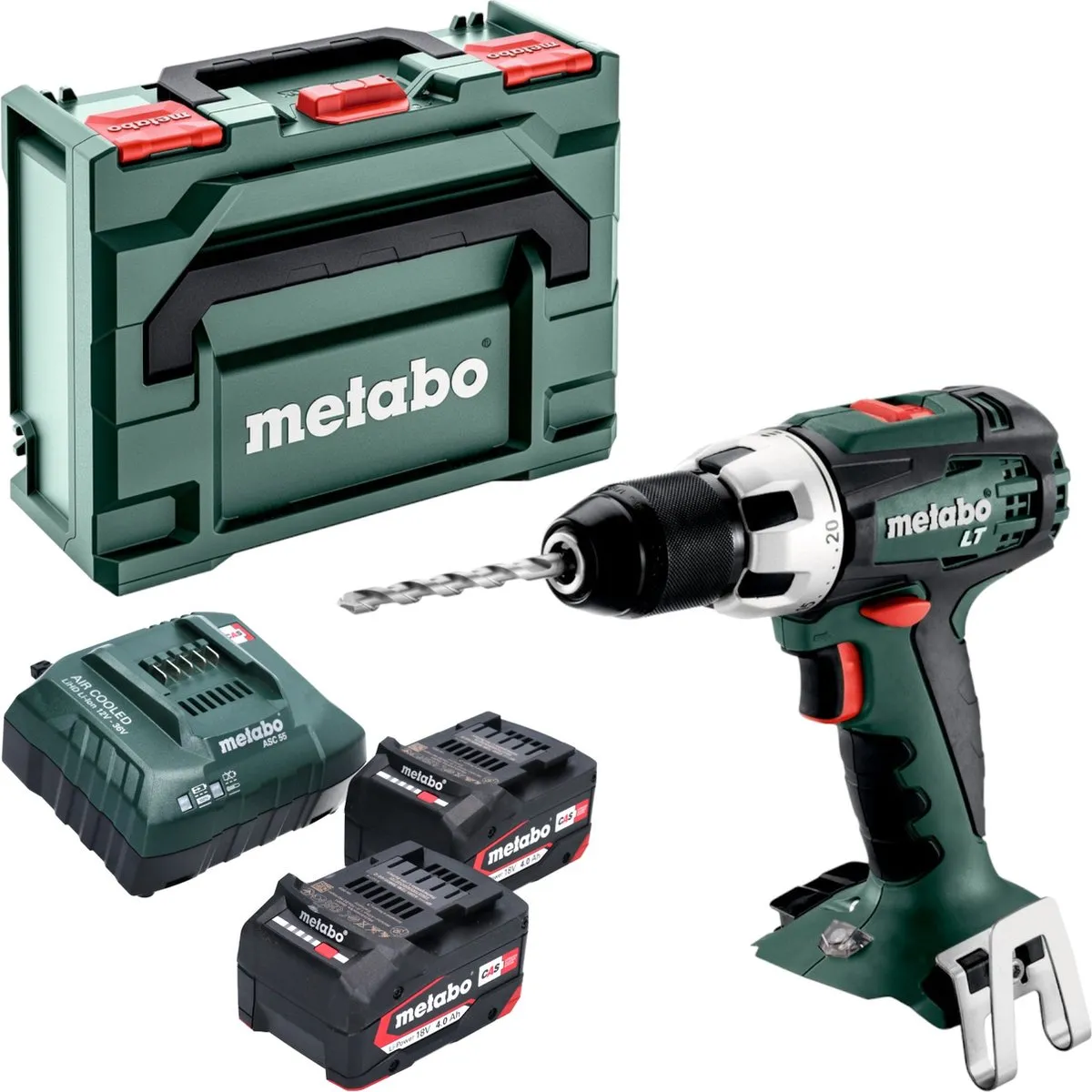 Metabo BS 18 LT Accu Schroefboormachine 18V - 2 snelheden - 2x 4.0Ah