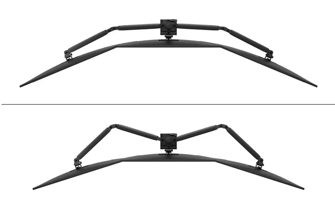 Neomounts NERO DS60-600BL3 Monitorarm 3 Schermen - 10-27" - Zwart