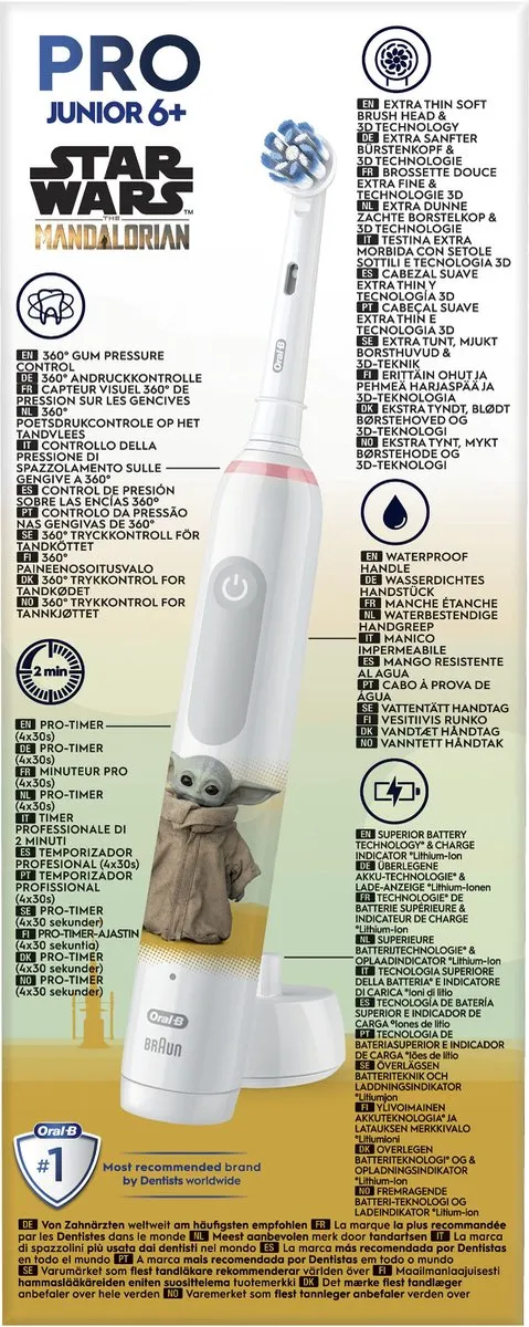 Oral-B Pro Junior Star Wars Elektrische Tandenborstel - 3 Snelheden