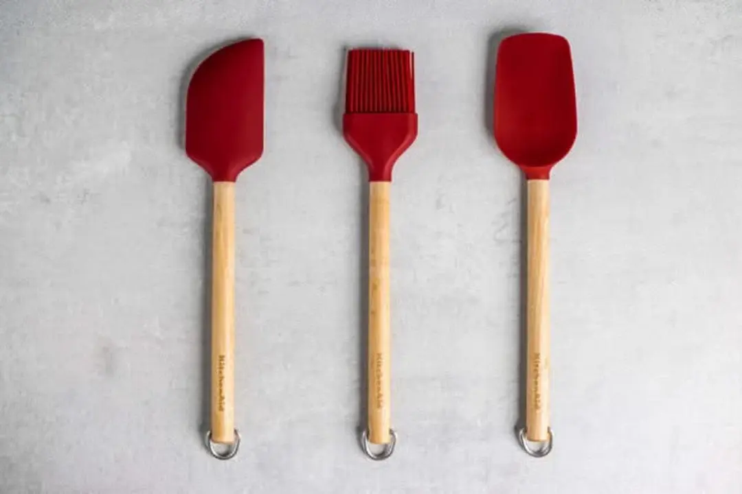 KitchenAid Bakkwast Siliconen - Rood