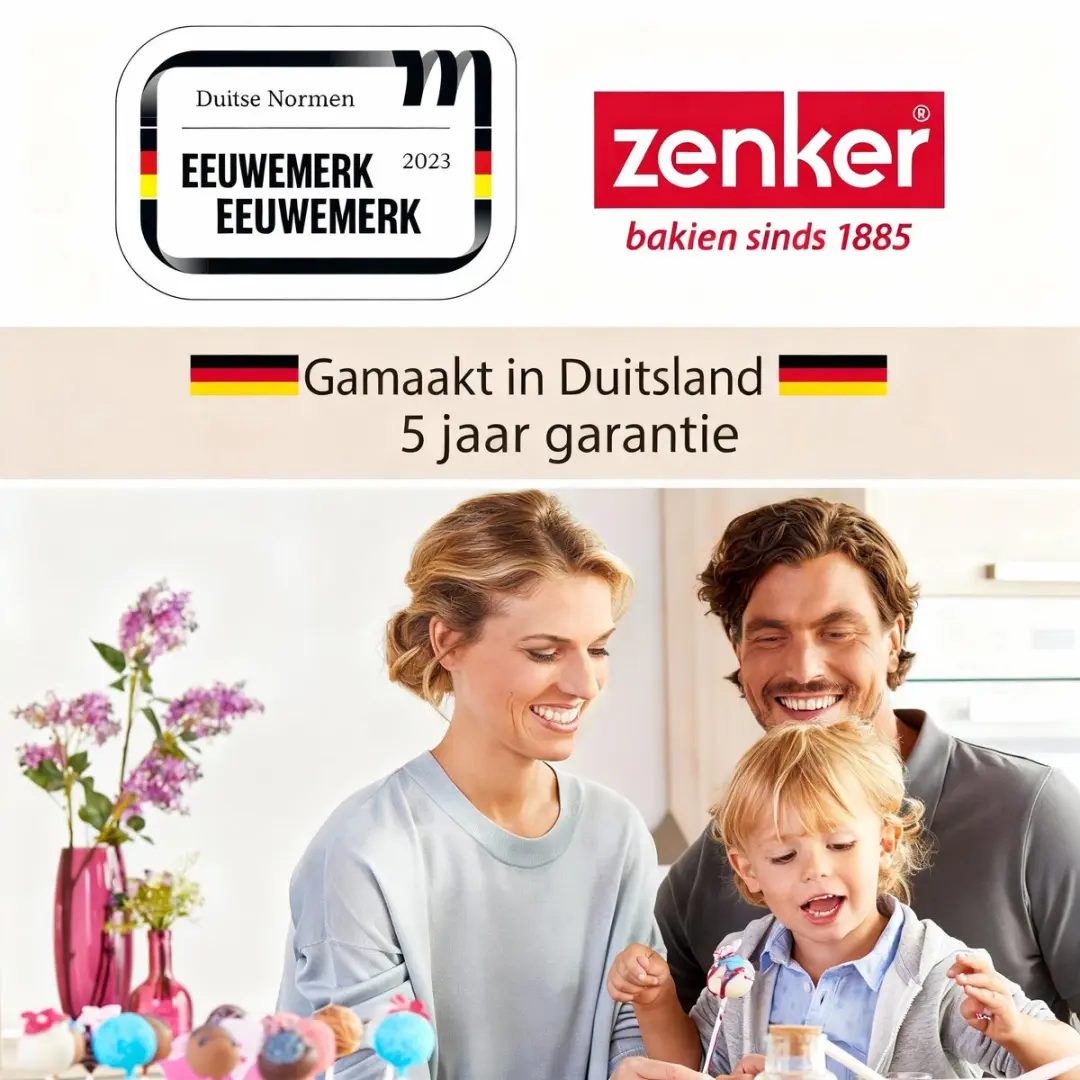 Zenker Bake Click and Go Ronde Springvorm 23cm - Zwart
