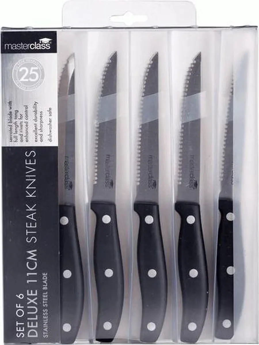 Masterclass Luxe Steakmessen RVS