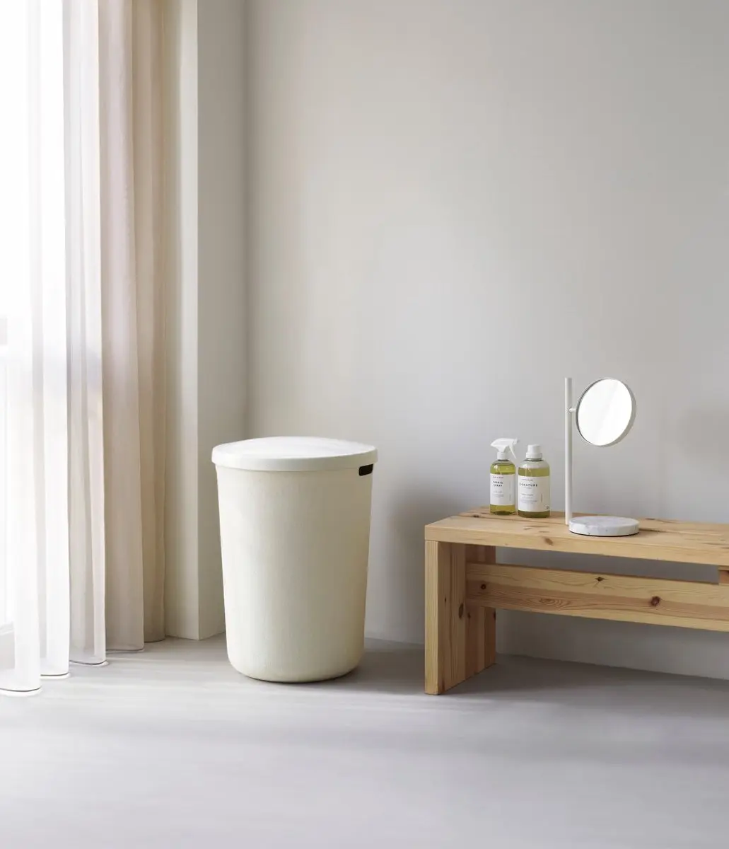 Normann Copenhagen Hide Wasmand - 46,5 cm - Bruin