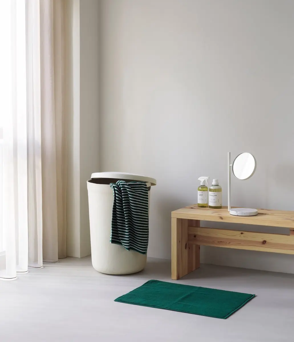 Normann Copenhagen Hide Wasmand - 46,5 cm - Bruin