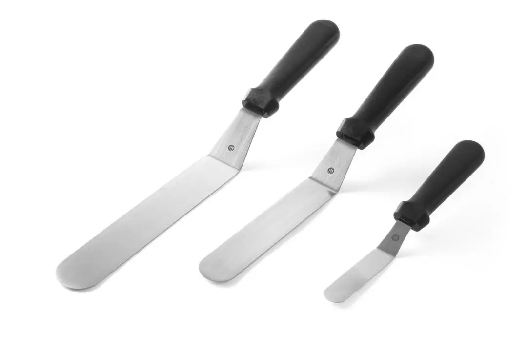 HENDI Paletmes Flexibel Offset Blad 220mm - Zwart