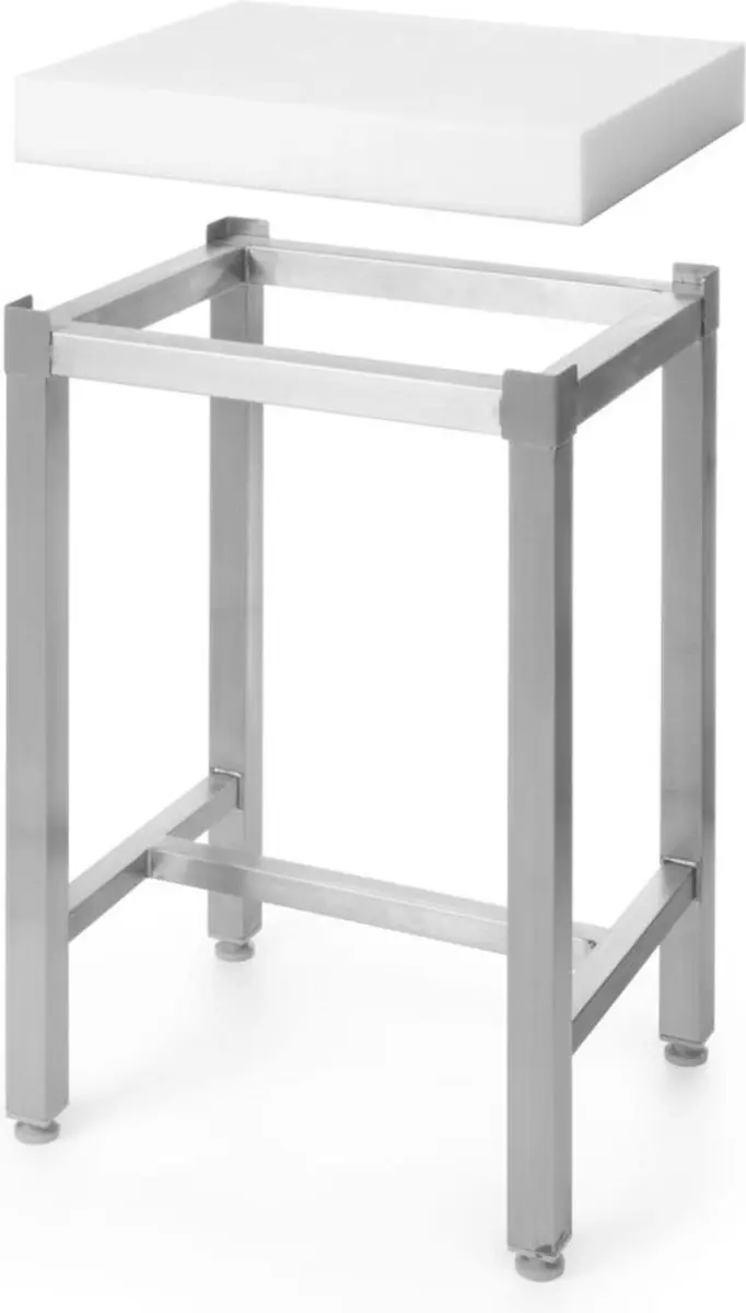 Hendi Onderstel voor Hakblok 505670 - RVS - 500x400x750mm
