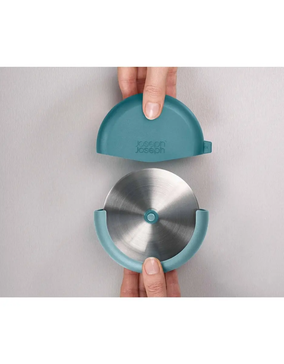 Joseph Joseph Pizzames Disc met Mesbeschermer - Blauw