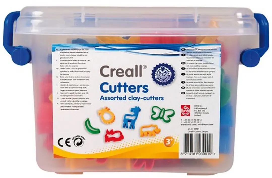 Creall Cutters 28 Uitsteekvormen - 28 Stuks