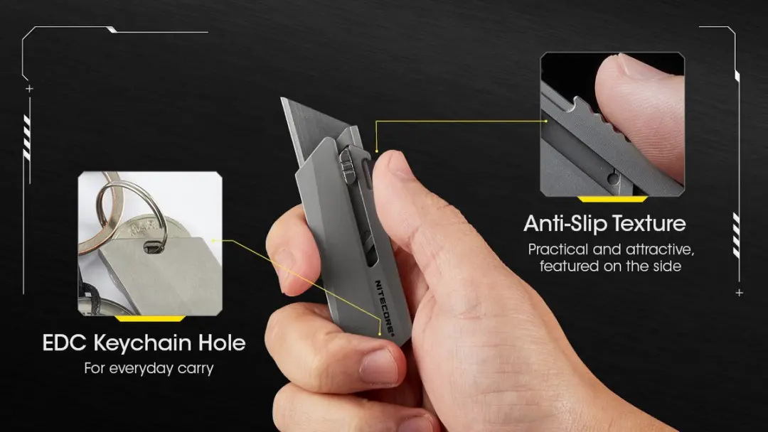 Nitecore NTK09 Zakmes - Titanium