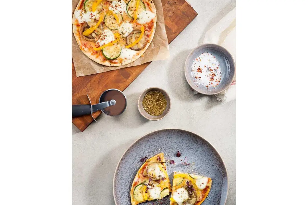 Cosy&Trendy Malmo Pizzasnijder - Zilver/Zwart