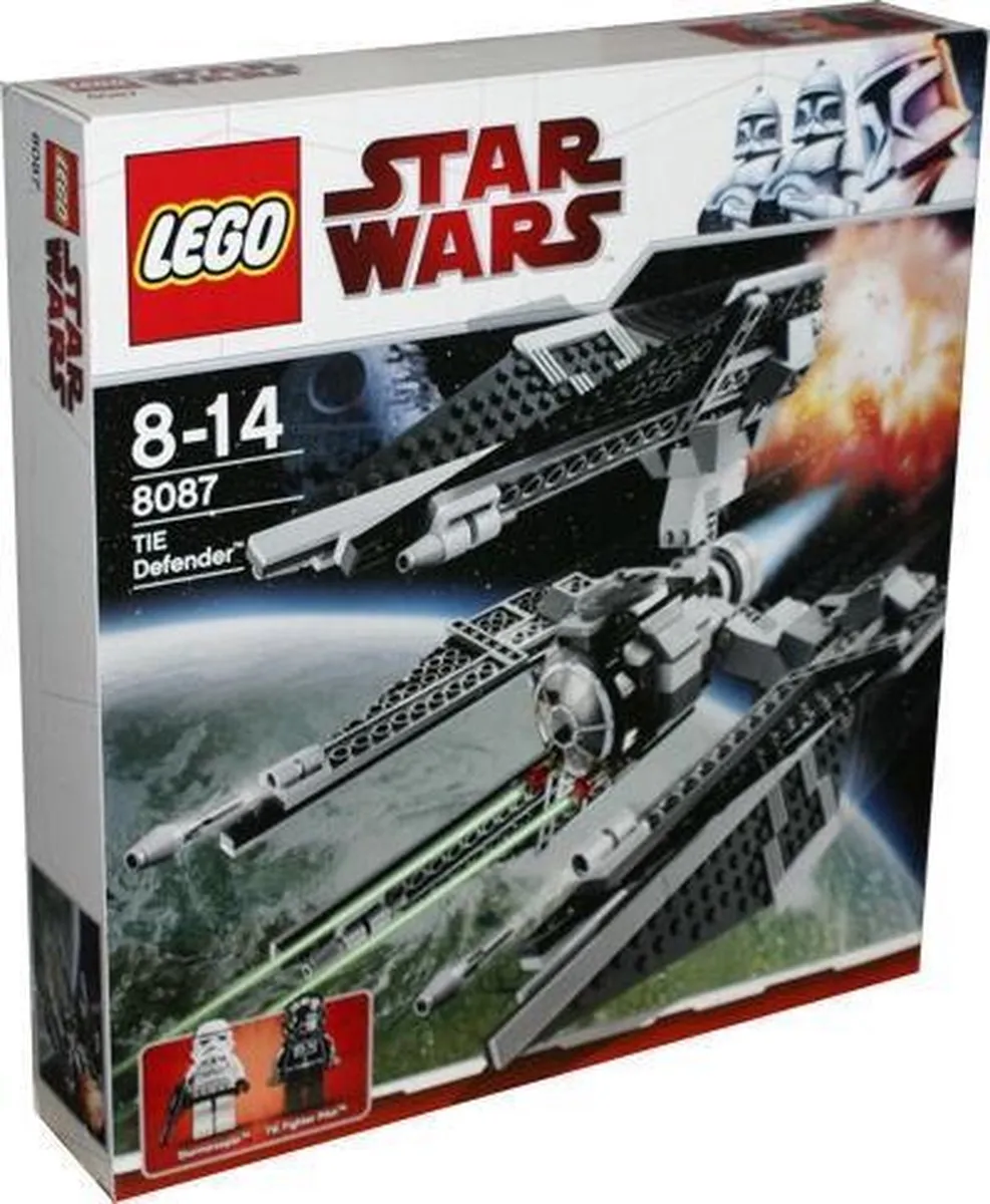 LEGO Star Wars TIE Defender 8087 - 296 Stukken - afbeelding 6 van 6