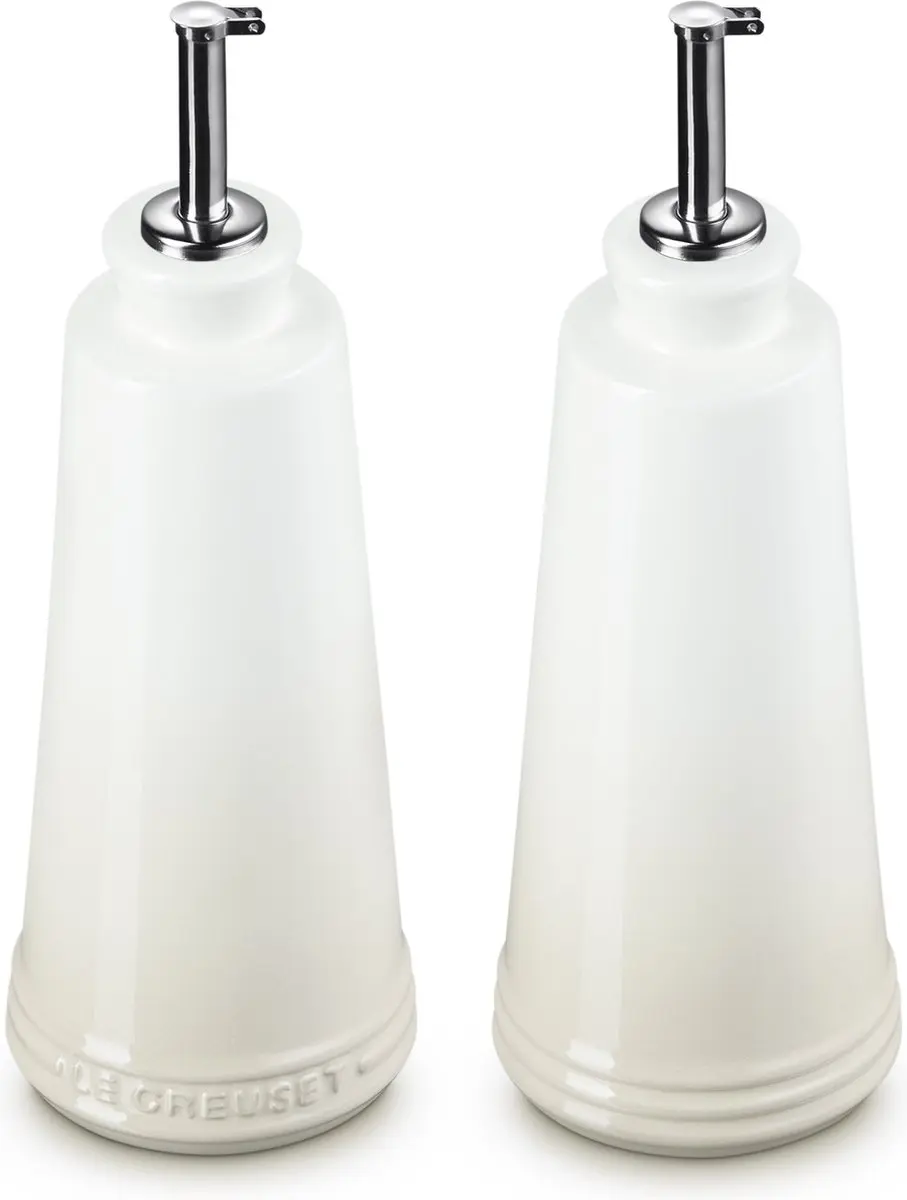 Le Creuset Olie- en Azijnset Meringue 20x9cm