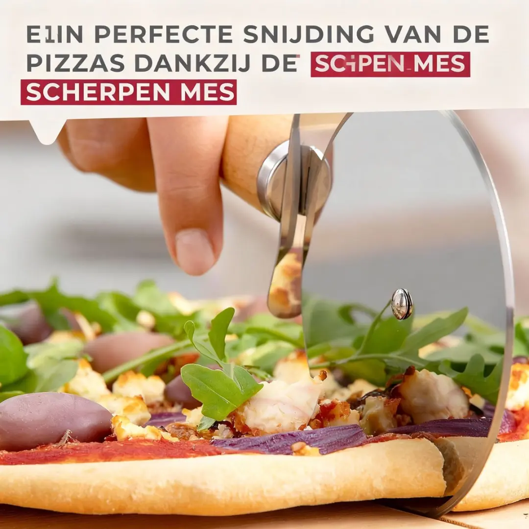 Fackelmann Pizzaroller 23cm - Houten Handvat