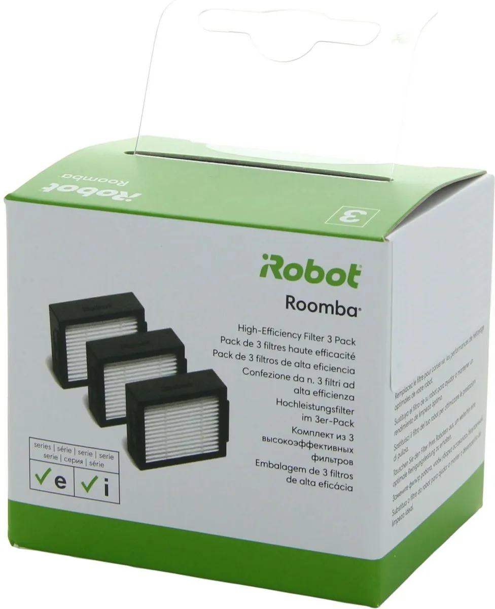 iRobot Roomba 'e'/'i'/'j' Serie Filters 3 Stuks - RVB-Y2/RVC-Y1/RVD-Y1/RVE-Y1