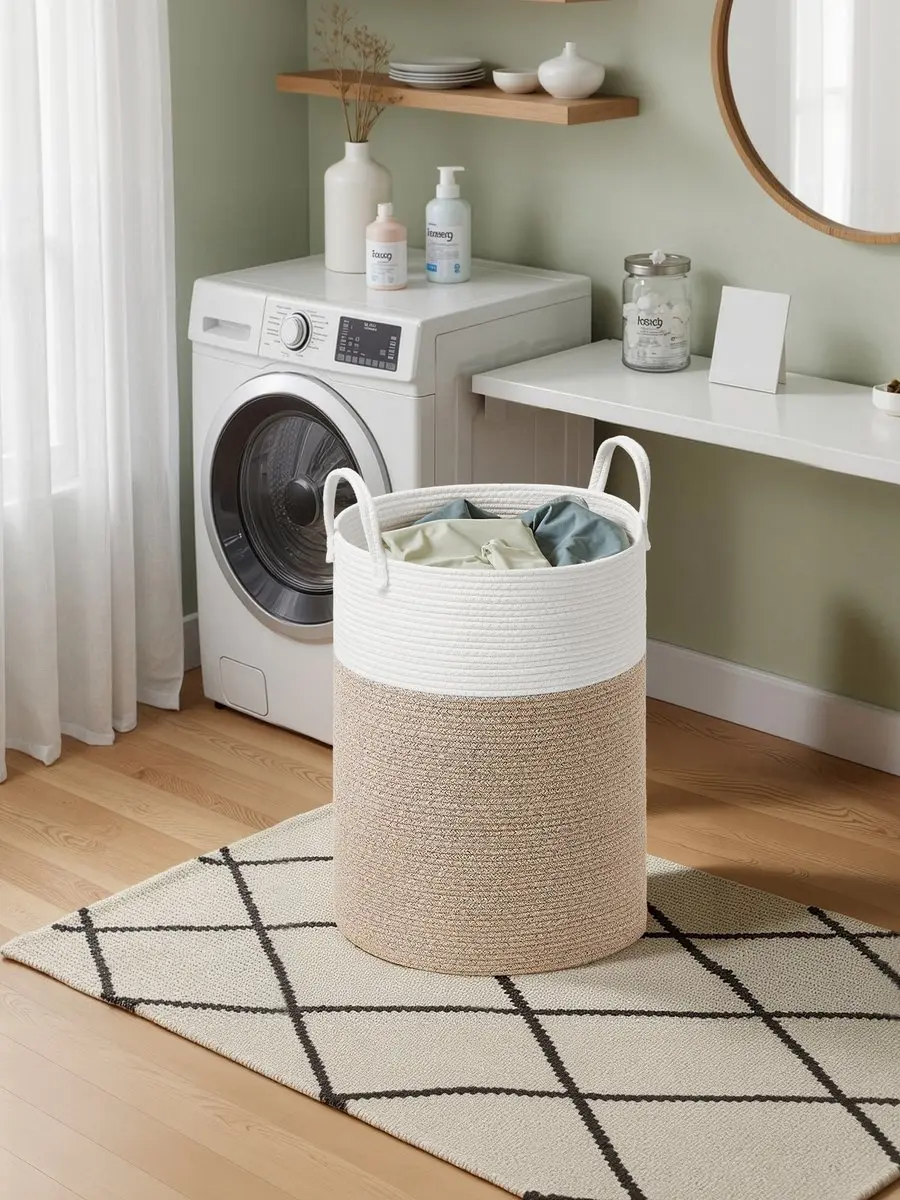 Songmics Wasmand RLH062LZ01 - 80L - Ø40cm
