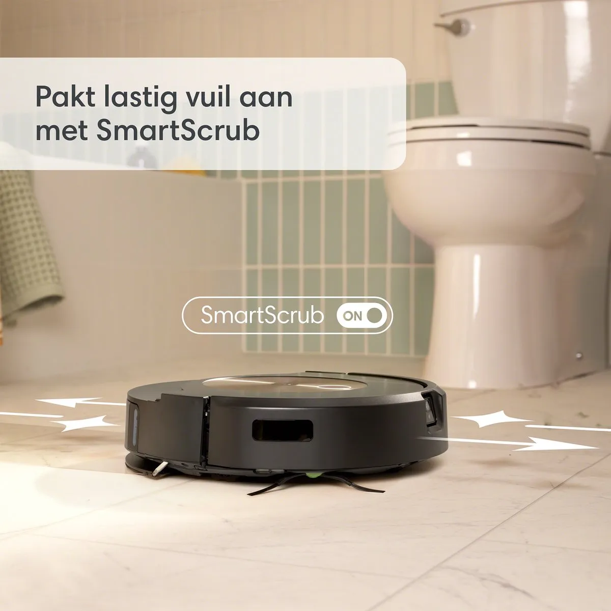 iRobot Roomba Combo j7 c7158 Robotstofzuiger & Dweilrobot - Zwart