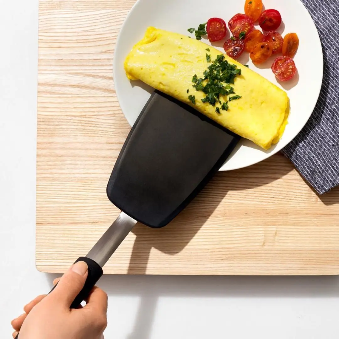OXO Siliconen Spatel 32cm - Zwart