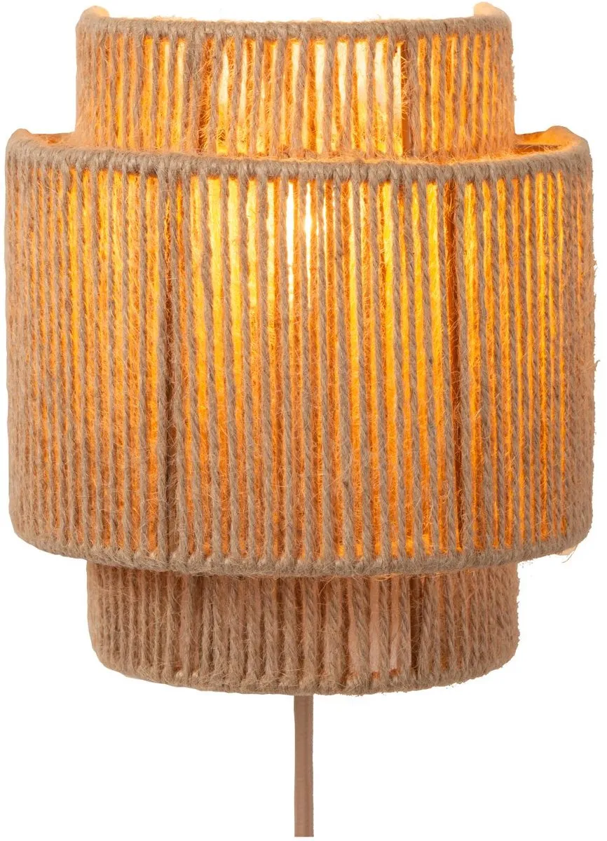 Lucide Yuki Wandlamp E14 - Taupe