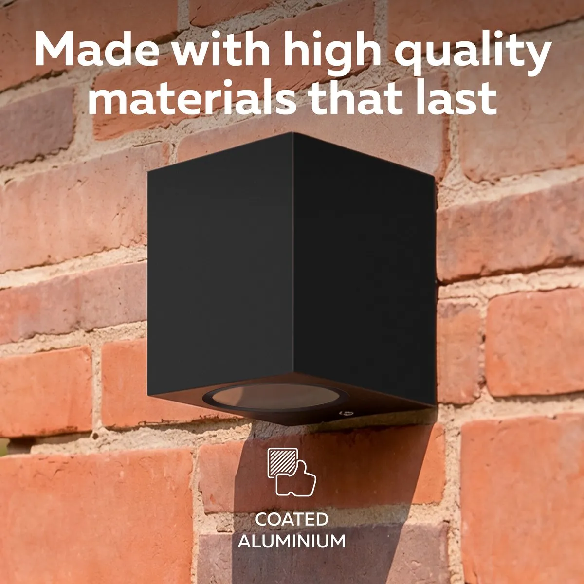 Calex Sanremo Wandlamp GU10 IP54 - 2 Stuks