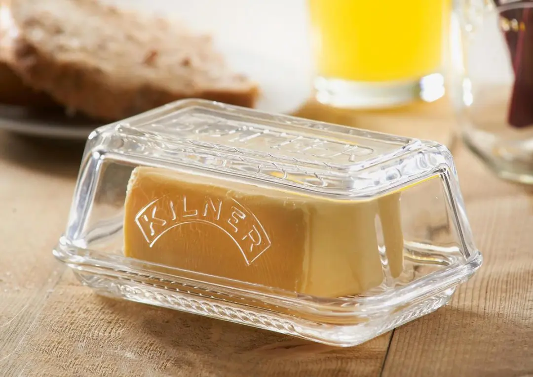 Kilner Glazen Boterschaal - Paars