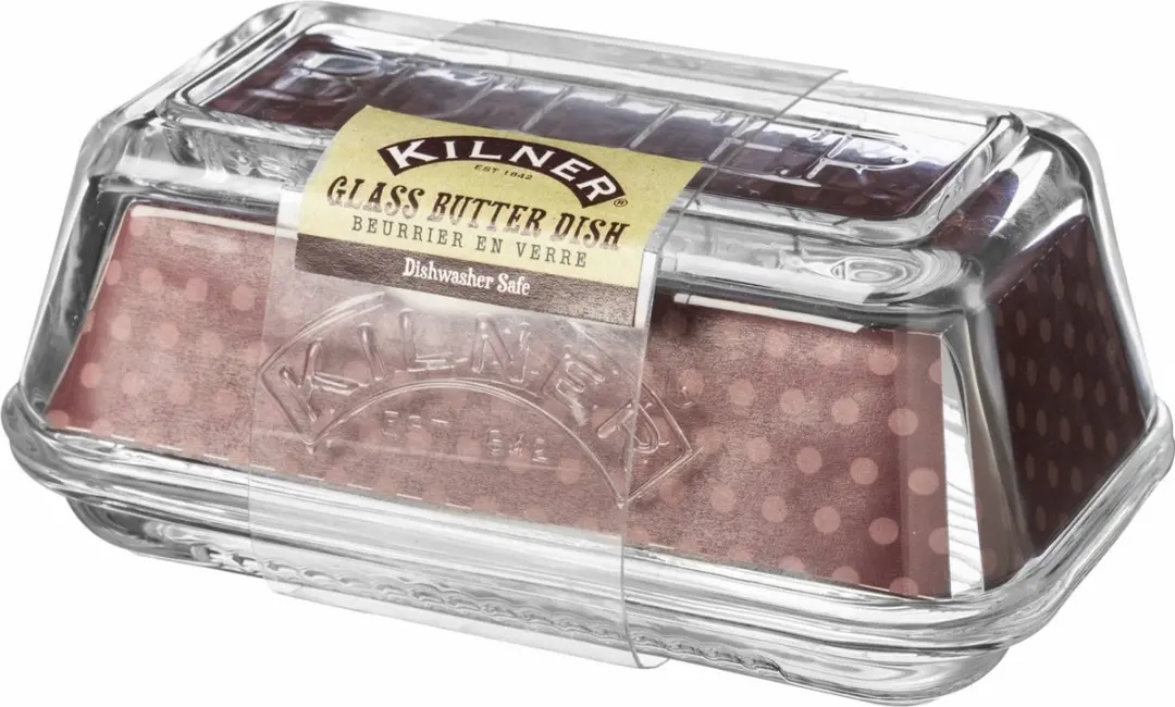 Kilner Glazen Boterschaal - Paars