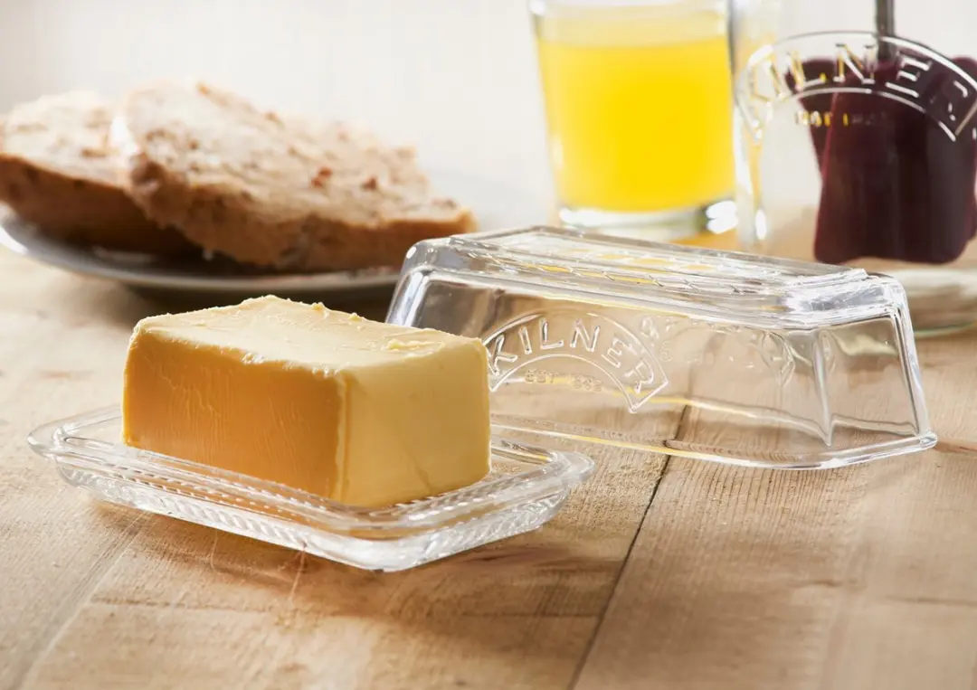 Kilner Glazen Boterschaal - Paars