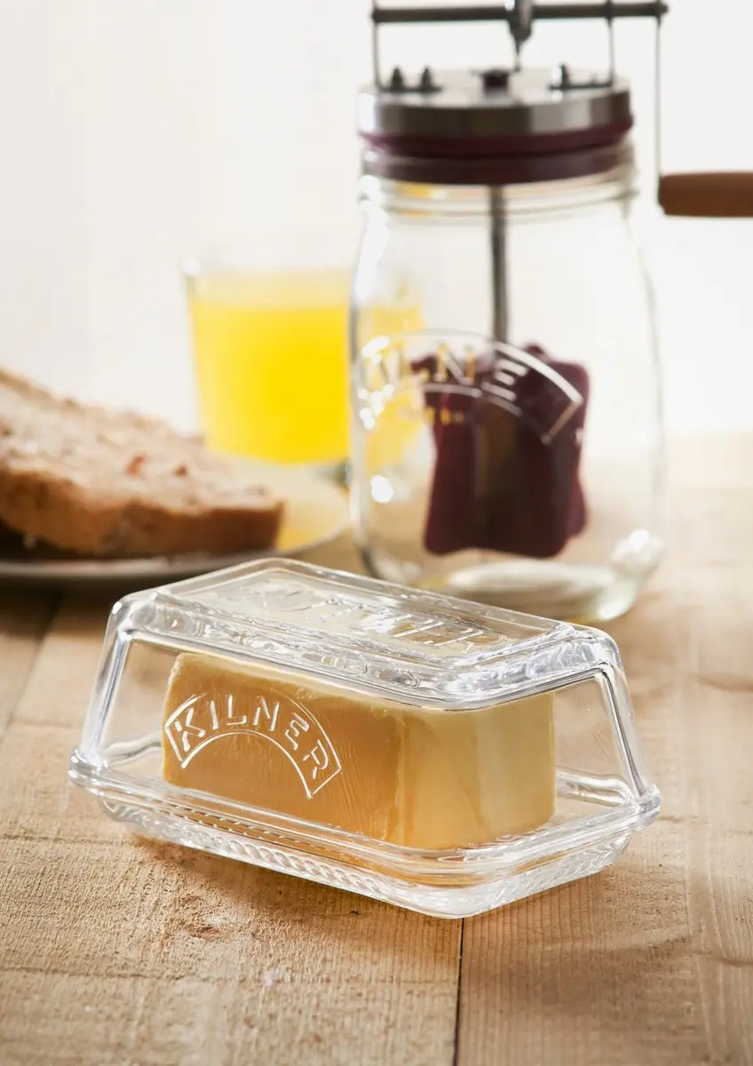 Kilner Glazen Boterschaal - Paars
