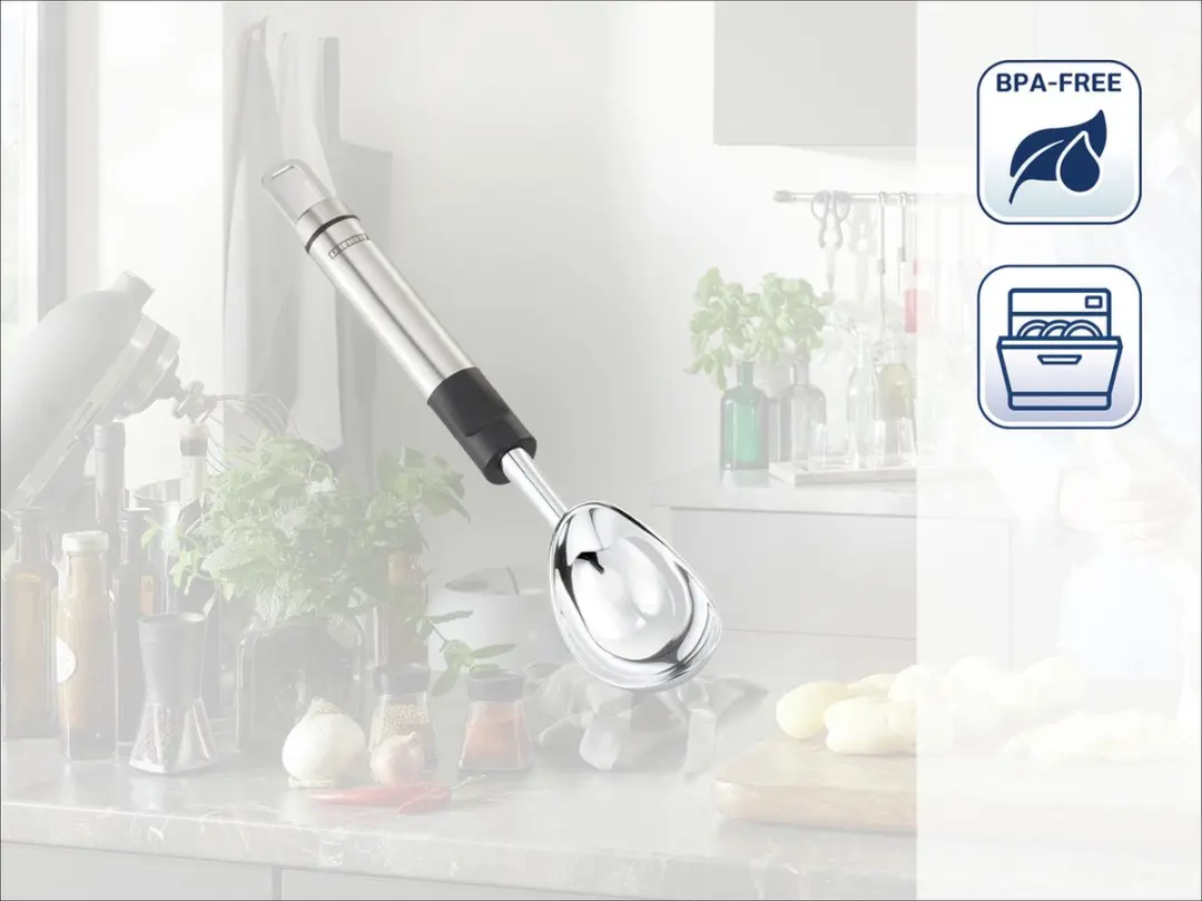 Leifheit Proline IJsschep RVS - Grijs/Zwart