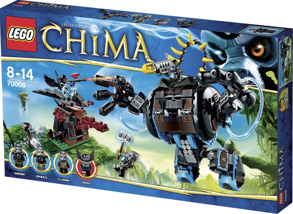 LEGO Chima Gorzans Gorilla Striker 70008