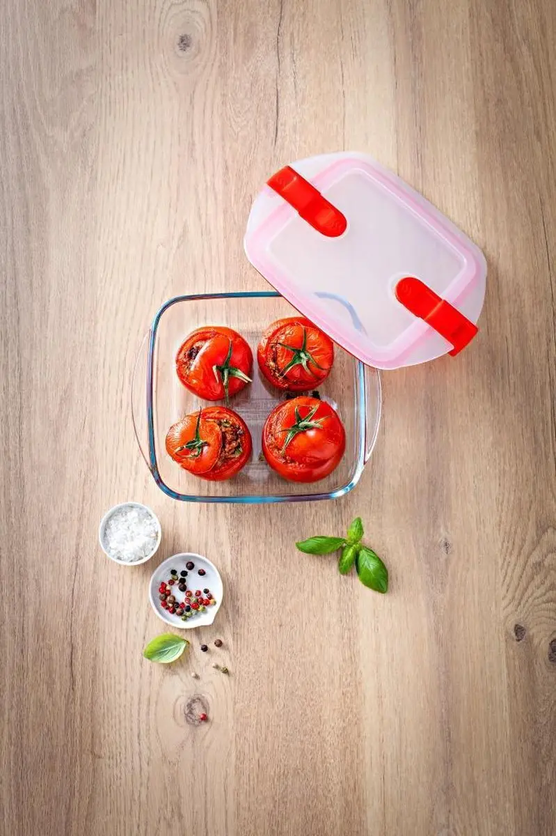 PYREX Cook & Heat Voedselcontainer 25x22cm - Transparant - afbeelding 6 van 6
