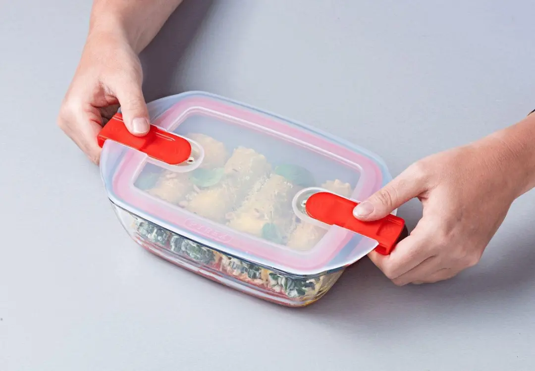 PYREX Cook & Heat Voedselcontainer 25x22cm - Transparant